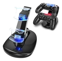 Comprar Carregador Pu002F Controles Ps4 Dock Suporte Duplo Vertical Led