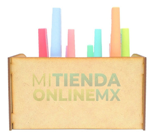 Imagen 4 de 4 de Organizador Para 24 Stabilo Boss Mdf 3mm