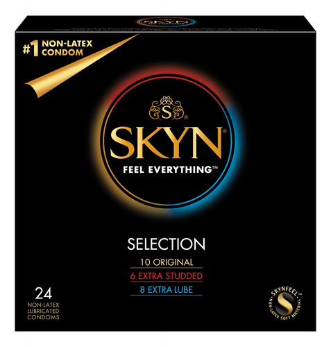 24 Condones Sin Latex Skyn