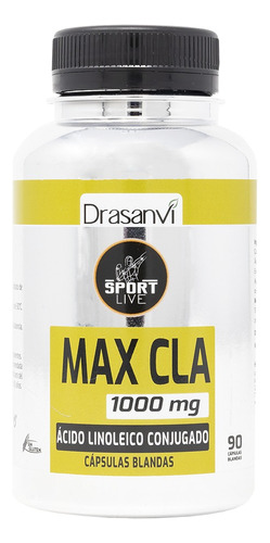 Max Cla 1000mg Acido Linoleico Conjugado 90 Capsulas Blandas