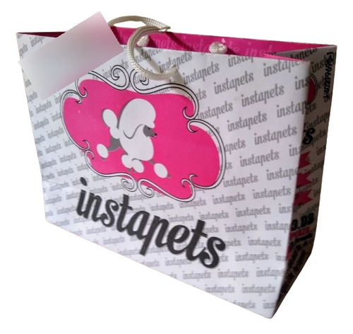 Bolsa De Papel Tipo Boutique De 23x17x8 Full Color Pack 100