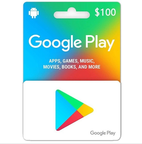Imagen 1 de 1 de Tarjeta Google Play $100