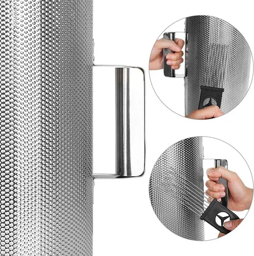 Instrumento Guiro De Acero Inoxidable 12 X 6 Percussio Latin
