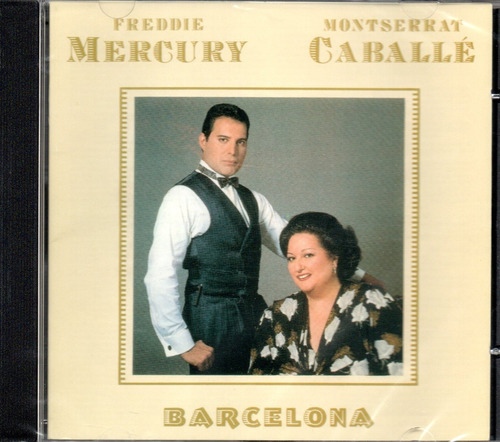 Cd Freddie Mercury E Montserrat Caballe - Barcelona - Novo