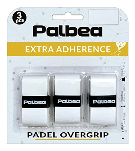 Palbea White Padel Overgrip - Paquetes De