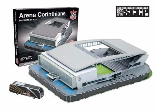 Maquete 3d Estádio Arena Corinthians Oficial Quebra Cabeça