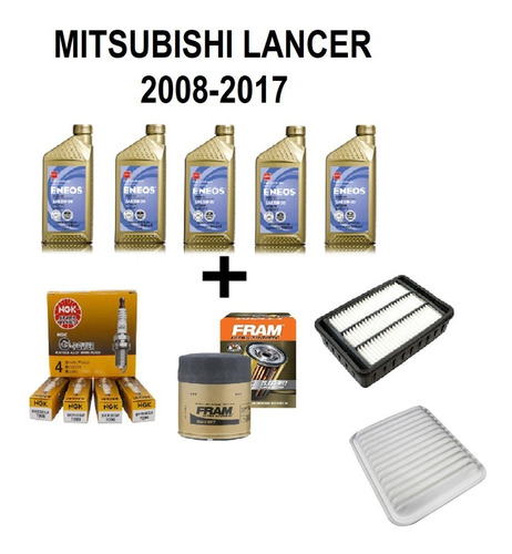 Kit Afinación Lancer 08-17 2.4 2.0 Eneos + Bujia Ngk Platino