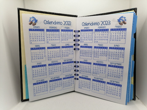Libreta De Notas Sonic Mario Bros Personalizada