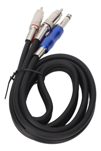 Cable De Sonido Estéreo Ts A Dual Rca De 1/4 De Pulgada Con