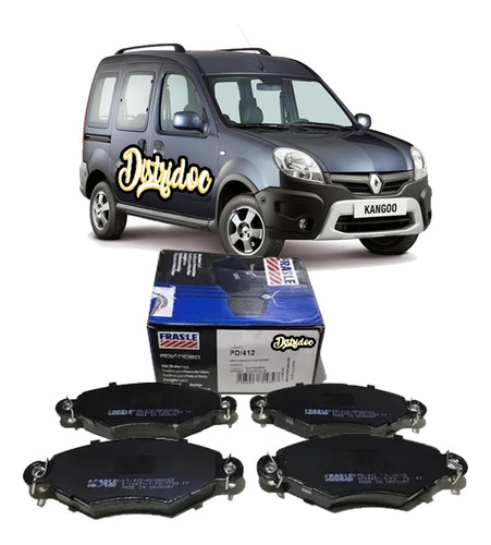 Pastillas De Freno Renault Kangoo 1.5 Dci 1.6 16v 1.9