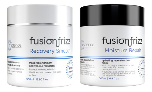 Fusion Frizz Recovery Smooth 500 Ml + Moisture Repair 500 Ml