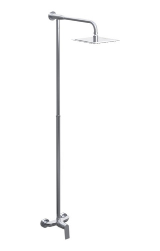 Griferia Ducha Exterior Columna Barral Flor Hidromet 9491 Cr