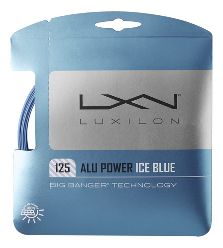 Luxilon Alu Power 125 - Juego De Cuerdas De Tenis, Color Az.