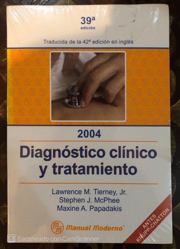 Libro Diagnostico Clinico Y Tratamiento Edicion 39