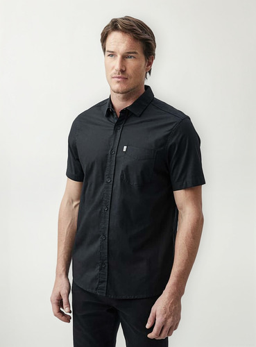 Camisa Chevignon 610b001 Negro