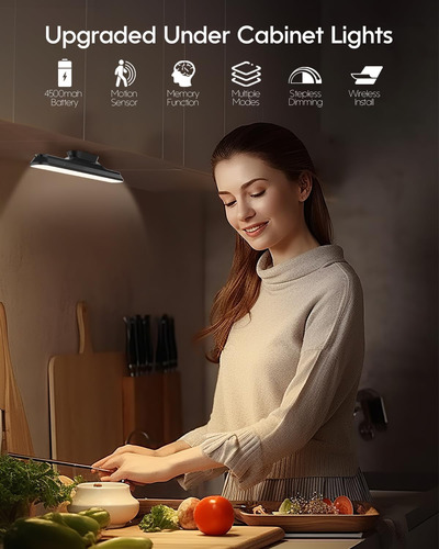 78 Luces Led Para Debajo Del Gabinete, Luces Inalámbricas Re
