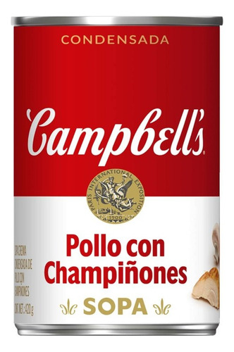 Crema Campbell's De Pollo Con Champiñones 420 G