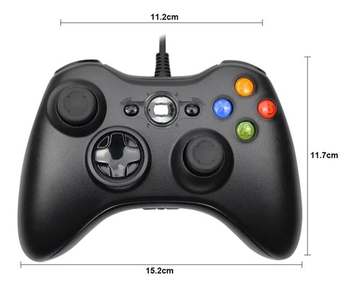 Imagen 3 de 4 de Joystick Xbox 360 Mando Consola Xbox Pc Control