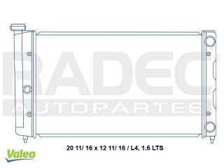 Radiador Volkswagen Atlantic 1980 L4 1.6/1.8/2.0l C/aire Std