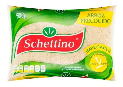 Arroz Schettino Precocido De 5 Kilos