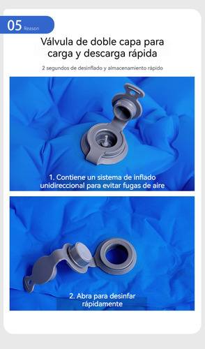 Colchoneta Para Dormir Colchón Portátil Doble Para Acampar