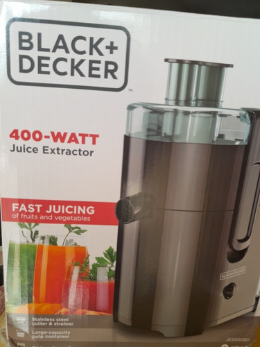 Extractor De Jugos Blacker Decker 