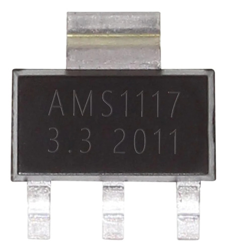 2 X Regulador Ams1117, 3.3v 1 Amper, Sot-223 Smd Reballing