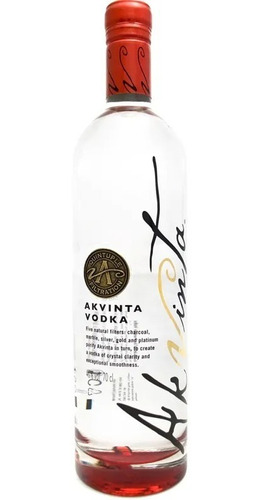 Vodka Akvinta Envio Garantizado Sin Cargo