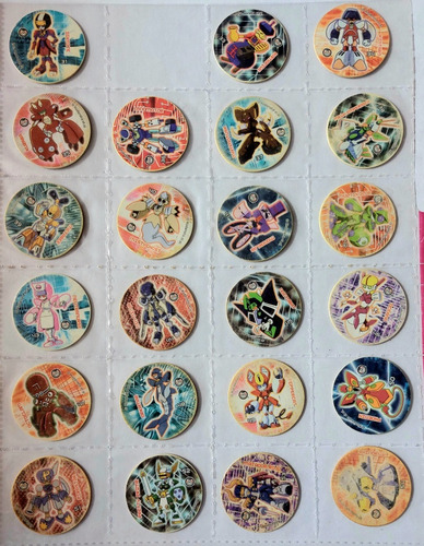 Semicolección Tazos 68/70 Medabots De Plástico Año 2002 (Usado)