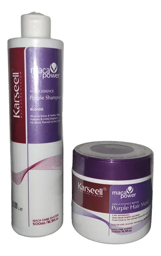 Pack Matizador Karseell Shampoo+crema Matizadora