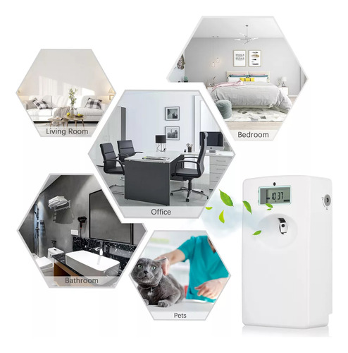 1 Ambientador De Pared Programable Blanco