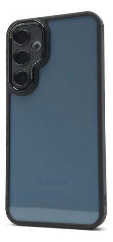 Funda Case Para Samsung A56 Carcasa Full Protect Uso Rudo Cromo Case - Negro Samsung A56