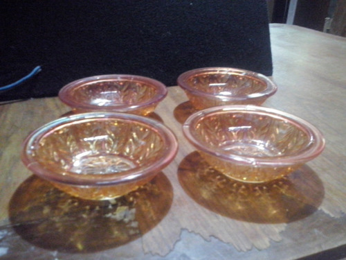 4 Compoteras Carnival Glasss   
