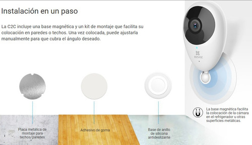 Imagen 6 de 10 de Cámara Seguridad Ip Wifi 1080p Ezviz C2c Infrarroja Angular