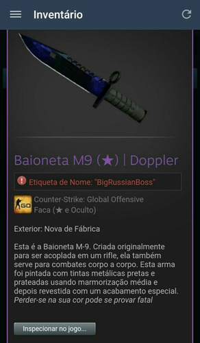 M9 Doppler Cs:go Skin Envio Imediato!!!