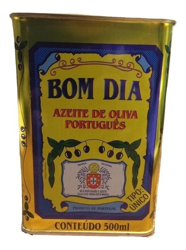 Imagem 1 de 3 de Azeite De Oliva Português Bom Dia Lata - 500ml