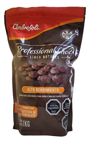 Cobertura Chocolate Ambrosoli Alto Rendimiento (semi Bitter)
