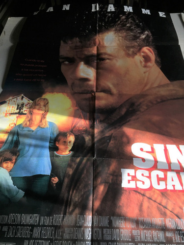 Poster Sin Escape Con Jean Claude Van Damme