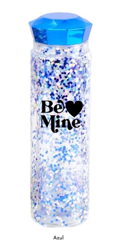 Botella Glitter Brillos Para Agua 500ml Be Mine Regalo