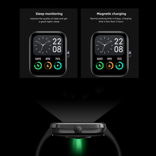 Reloj 1.8 Ip68 Para Android Ios Con Heart E