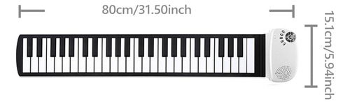 Teclado Enrollable De 49 Teclas, Teclado De , Piano,