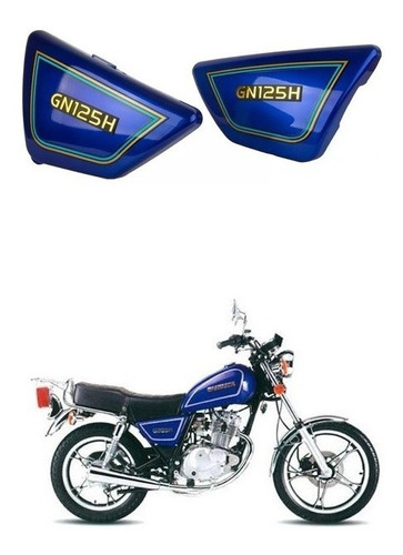 Cachas Laterales Juego Suzuki Gn 125 Ruta 3 Motos