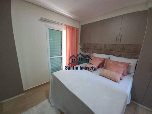 Imagem 19 de 30 de Sobrado *mobiliado E Decorado Com 3 Quartos, (01 Suíte ) Espaço Gourmet, 04 Vagas Cobertas À Venda, 150 M²- Vila Alto De Santo André - Santo André/sp - So0414