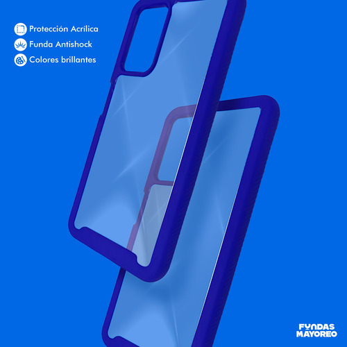 Funda Aura Xiaomi Redmi Note 11 Pro 5g Carcasa Para Celular Azul