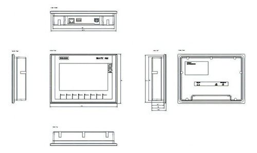 Panel Basic Ktp700 Touch Color 7 Pn 65k Profinet Siemens
