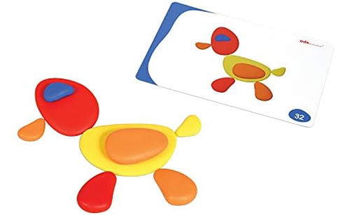 Rainbow Pebbles - Juego De 36 Piedras Para Clasificar Y Apil