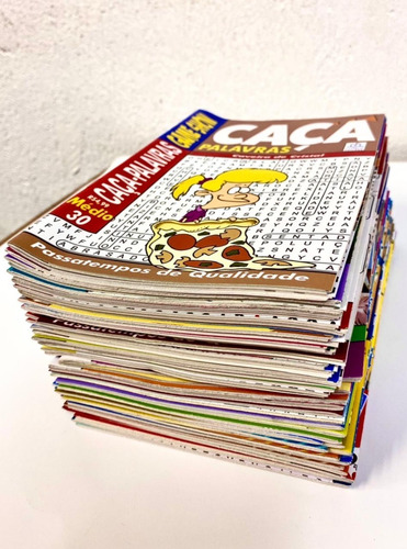 Kit 50 Revistas Caça Palavras Sem Repetições