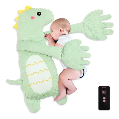 Juguete De Palma Calmante Para Bebé – Muñeca De Felpa Que Da Palmaditas Para Dormir (Con Mando Y Batería Recargable)