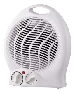 Calentador Termoventilador Electrico Dos Niveles 220v Color Blanco