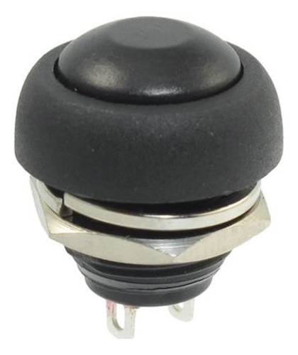 20 Pulsadores Normal Abierto 17.5mm (ori:12mm) 1a 250v Negro